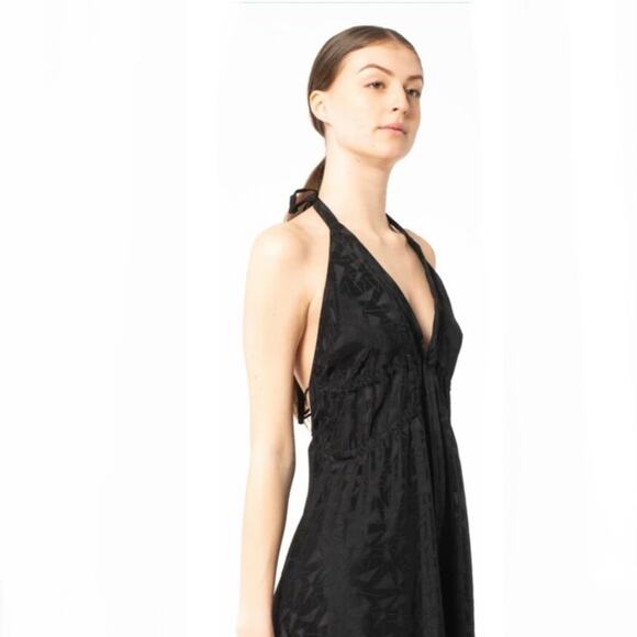 ISABEL MARANT NWT RAIZAMA Black Halter DRESS 6 - Picture 5 of 13